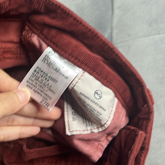 “AG: Adriano Goldschmied-The Isabelle Button Up Corduroy Pants size 27R” - Picture 9 of 9